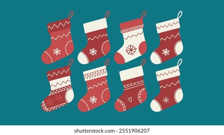 Padrão contínuo de padrão de feriado festivo minimalista