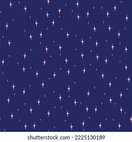 Seamless pattern, minimalistic flashlights. Festive pattern. Christmas mystery. Sparkling highlights