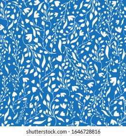 Seamless pattern with minimalistic floral ornament in trendy slyle. Great for textiles, banners, scrapbooking, wallpapers, wrapping paper, notebook covers.
Swatch included.