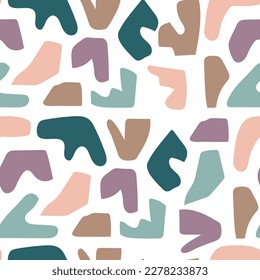 Seamless pattern with modern abstract  sharpes