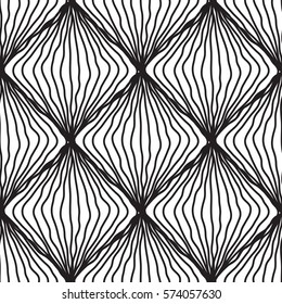 Seamless Pattern - modern abstract vector design - handmade style