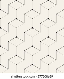 Seamless Pattern - modern abstract vector design - repeating geometric elements