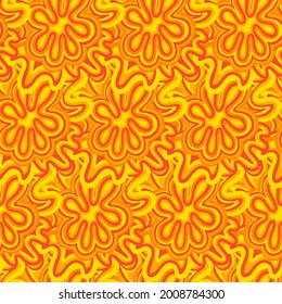 Seamless pattern modern abstract.Line drawing style.Fashion textile fabric.Vector illustration.