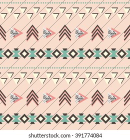 Seamless pattern in modern aztec style 1