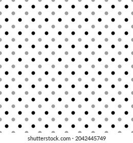 seamless pattern modern black polka dot background. For website design, fabric, and other textile products. isolated on a white background. vector illustration