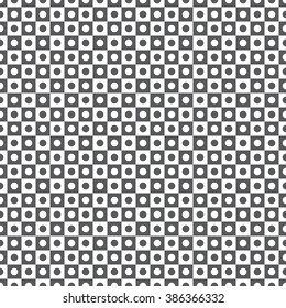 Seamless pattern. Modern checkered stylish texture. Regularly repeating elegant geometrical tiles with squares, dots. Vector element of graphic design