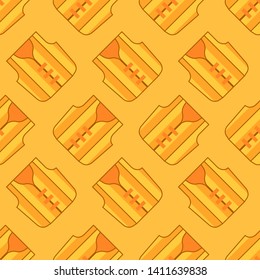 Seamless pattern. Modern flat icons vector collection with shadow effect. Isolated on colored background. Summer texture. Inflatable vest