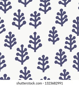 Seamless pattern with modern floral and abstract elements in fresh pastel colors. Abstract brushstroke background, colorful pattern. 