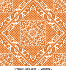 seamless pattern. Modern floral ornament. vector illustration. For the interior design, wallpaper, decoration print, fill pages