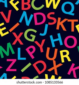 Seamless pattern with modern geometric colorful decoration. Decoration Element for Birthday or Greeting Design. Vector Illustration.