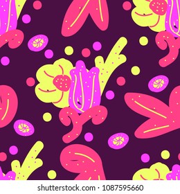 Seamless pattern with modern geometric colorful decoration. Decoration Element for Birthday or Greeting Design. Vector Illustration.