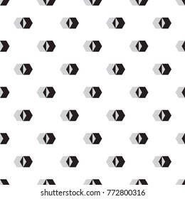 Seamless pattern with modern geometric texture background vector illustration 
