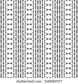Seamless pattern. Modern geometrical texture. Regularly repeating vertical shapes with triangles. Abstract textured background. Vector element of graphical design