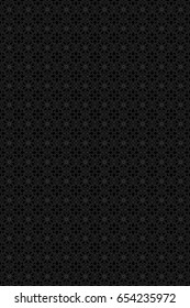seamless pattern. modern monochrome minimal stylish texture. repeating abstract geometric background with circles and squares - stock vector