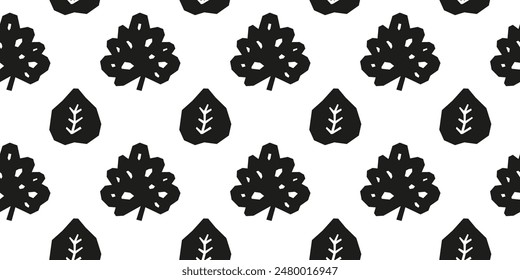 Seamless pattern with modern paper cut exotic jungle leaves. Background with tropical leaves.