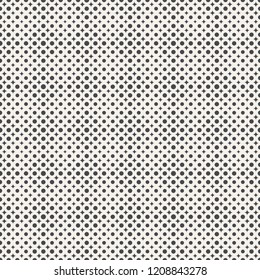 Seamless pattern. Modern simple geometrical texture. Regularly repeating small rhombuses, diamonds, dots. Wrapping paper surface. Vector element of graphical design