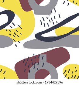 Seamless pattern in modern style. Abstract seamless texture