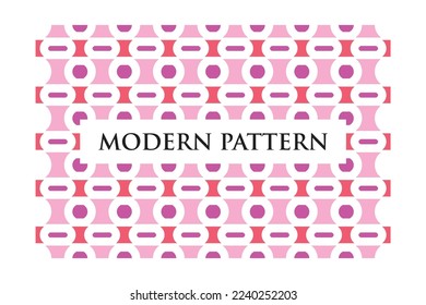 Seamless Pattern of Modern Style on a Light Background for Textiles