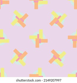 Seamless pattern with a modern style, suitable for use as fabric print images, backgrounds or other graphic resources