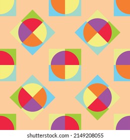 Seamless pattern with a modern style, suitable for use as fabric print images, backgrounds or other graphic resources
