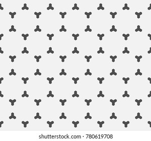 Seamless pattern, modern style texture, repeat geometric diagonal tile black hexagon on white background