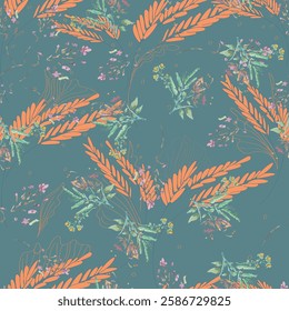 Seamless pattern. Modern and stylish abstract texture.