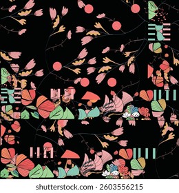 Seamless pattern. Modern and stylish abstract texture.