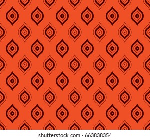 Seamless pattern. Modern stylish decorative background with structure of repeating petals with diagonal striped texture.