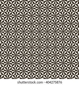 Seamless pattern. Modern stylish geometric texture. Regularly repeating tiles with rhombuses, squares, triangles. Vector element of graphic design
