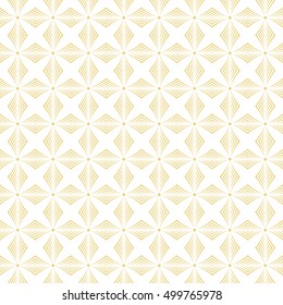 Seamless pattern. Modern stylish geometric texture. Regularly repeating tiles with rhombuses, diamonds. Vector element of graphic design