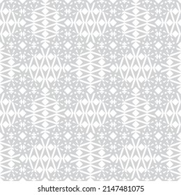 Nahtloses Muster. Moderne, stilvolle geometrische Struktur. Regelmäßig mehrfach geschwungene polygonale Formen mit Rhombus, Dreiecken. Vektorelement des grafischen Designs
