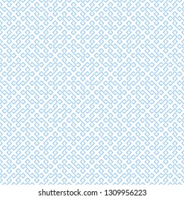 Seamless pattern. Modern stylish texture. Regularly repeating geometrical tiles with corner strips, rhombuses. Vector element of graphical design
