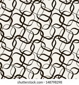 Seamless pattern. Modern stylish texture. Endless abstract background with crossed squares