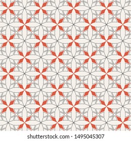 Seamless pattern. Modern stylish texture. Regularly repeating geometrical tiles with rhombuses, diamonds. Vector element graphical design