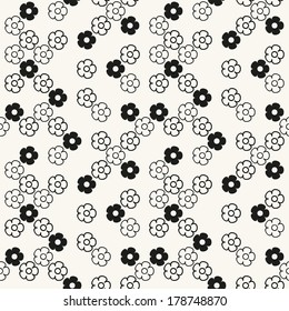 Seamless pattern. Modern stylish texture. Repeating abstract background