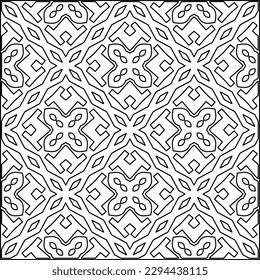  Patrón sin foco. Textura moderna y elegante. Composición a partir de elementos geométricos que se repiten regularmente. Patrón blanco y negro para página web, texturas, tarjeta, afiche, tela, textil.