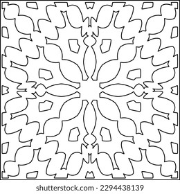  Seamless pattern. Modern stylish texture. Composition from regularly repeating geometrical element. Black and white pattern for web page, textures, card, poster, fabric, textile.