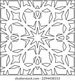  Seamless pattern. Modern stylish texture. Composition from regularly repeating geometrical element. Black and white pattern for web page, textures, card, poster, fabric, textile.