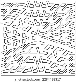  Seamless pattern. Modern stylish texture. Composition from regularly repeating geometrical element. Black and white pattern for web page, textures, card, poster, fabric, textile.