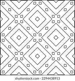  Seamless pattern. Modern stylish texture. Composition from regularly repeating geometrical element. Black and white pattern for web page, textures, card, poster, fabric, textile.