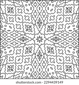  Seamless pattern. Modern stylish texture. Composition from regularly repeating geometrical element. Black and white pattern for web page, textures, card, poster, fabric, textile.