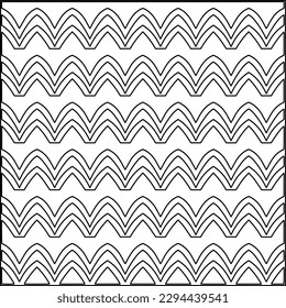  Seamless pattern. Modern stylish texture. Composition from regularly repeating geometrical element. Black and white pattern for web page, textures, card, poster, fabric, textile.