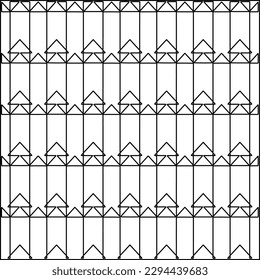  Seamless pattern. Modern stylish texture. Composition from regularly repeating geometrical element. Black and white pattern for web page, textures, card, poster, fabric, textile.