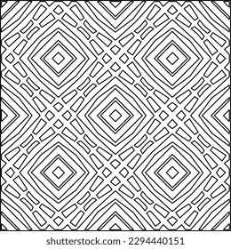  Seamless pattern. Modern stylish texture. Composition from regularly repeating geometrical element. Black and white pattern for web page, textures, card, poster, fabric, textile.