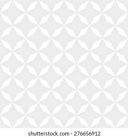 Seamless pattern. Modern stylish texture with dots. Repeating geometrical shapes, stars, crosses, rhombuses, dots. Monochrome. Backdrop. Web. Vector element of graphic design for your project