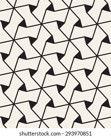 Seamless pattern. Modern stylish texture. Repeating abstract background with intertwined lines. Stylish monochrome grid