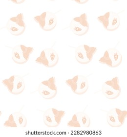Seamless pattern of mojito cocktail with strawberry and mint leaves in trendy monochrome red. EPS