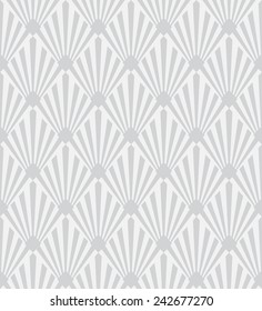 seamless pattern of monochrome art deco sunburst