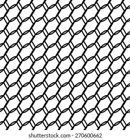 Seamless pattern, monochrome ornament. Vector repeating texture