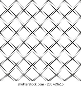 Seamless pattern. Monochrome ornament. Vector repeating texture